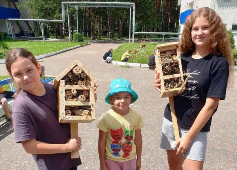 Школьники Заречного изготовили «инсект-отели» для полезных насекомых