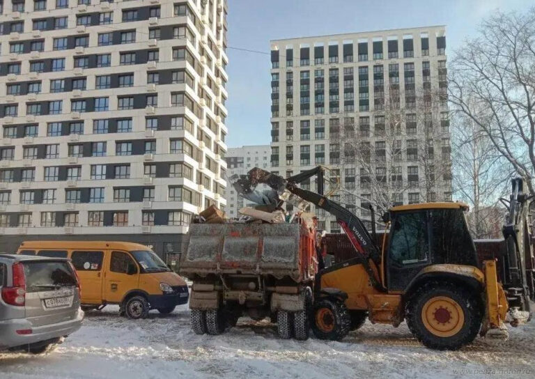 В Первомайском районе Пензы провели работы по благоустройству