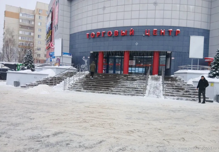 В Пензе проверили качество зимнего содержания территорий у торговых объектов