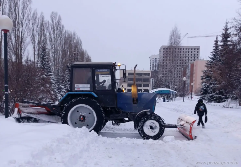 В мэрии Пензы рассказали об уборке снега с улично-дорожной сети города