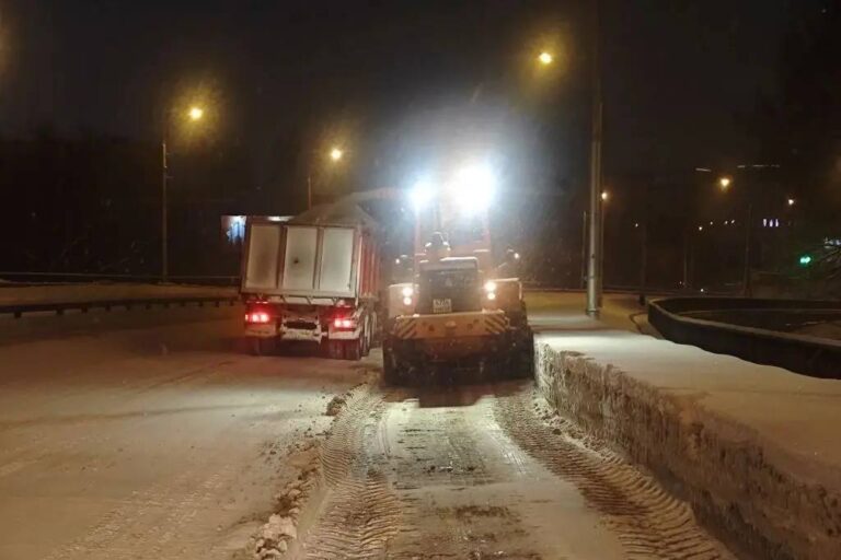 В Пензе за ночь вывезли 1111 кубометров снега