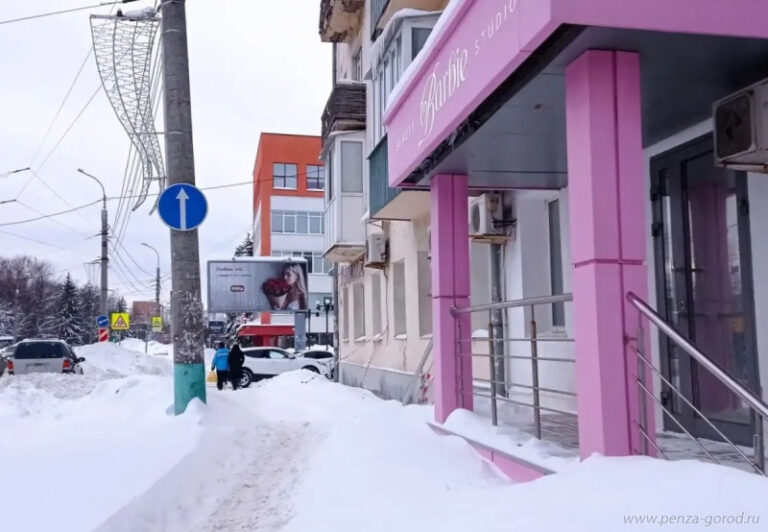 В Пензе провели качество зимнего содержания торговых объектов