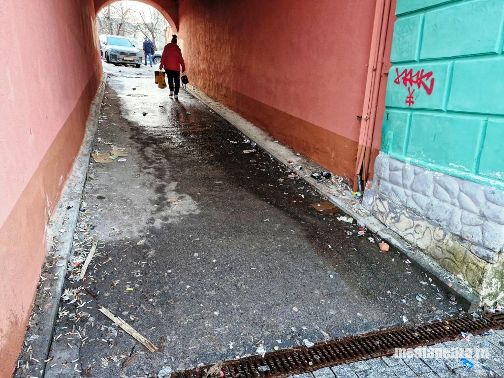 Месячник по благоустройству в самом разгаре. Центр Пензы превратился в помойку