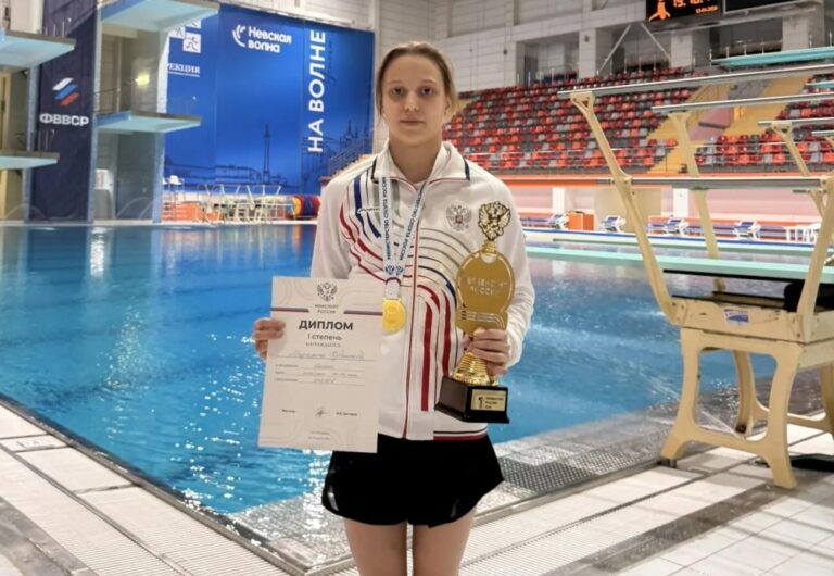 Спортсмены из Пензенской области завоевали медали первенства России по прыжкам в воду