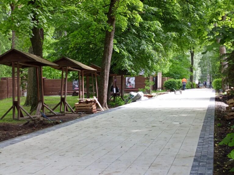 В Парке Белинского стартовал новый этап благоустройства