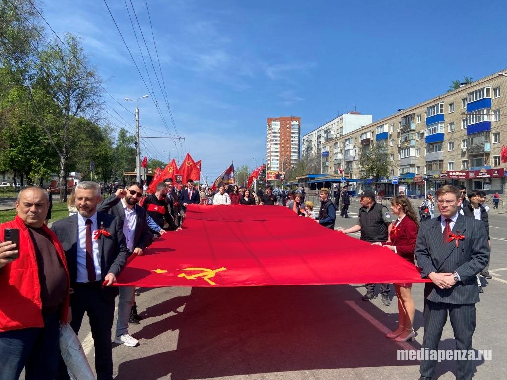 В Пензе состоялся Сталинский марш в честь Дня Победы