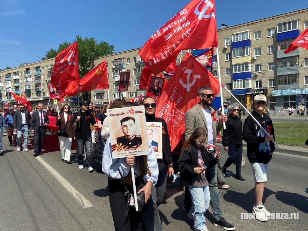 В Пензе состоялся Сталинский марш в честь Дня Победы