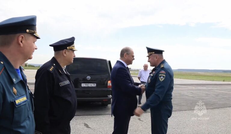 В Пензу прибыл глава МЧС России Александр Куренков