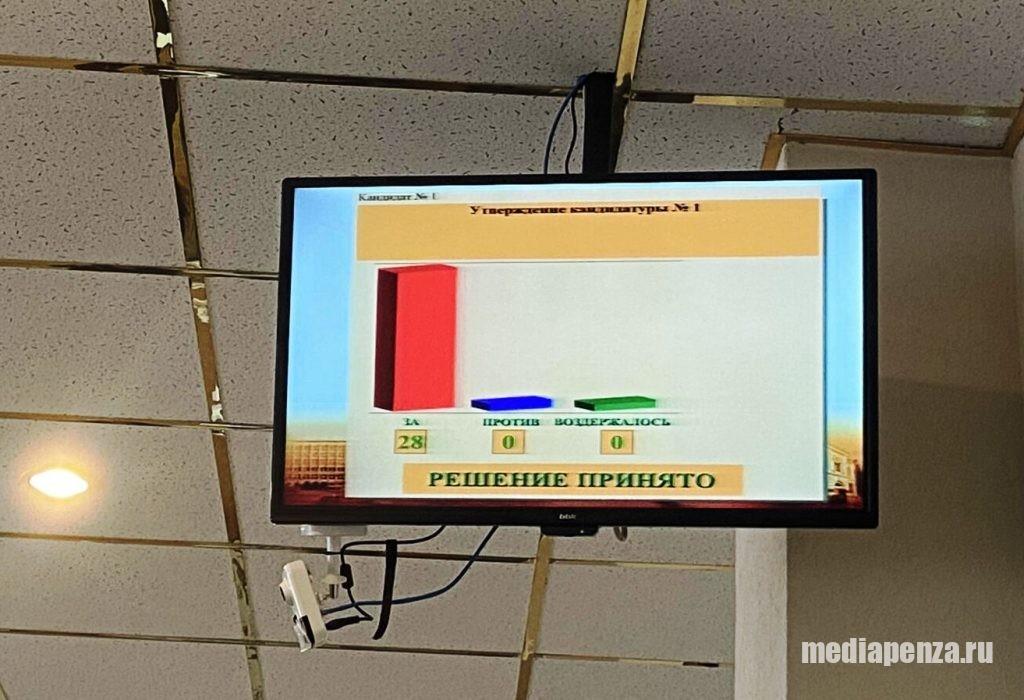 Сергей Васянин избран председателем Пензенской городской Думы