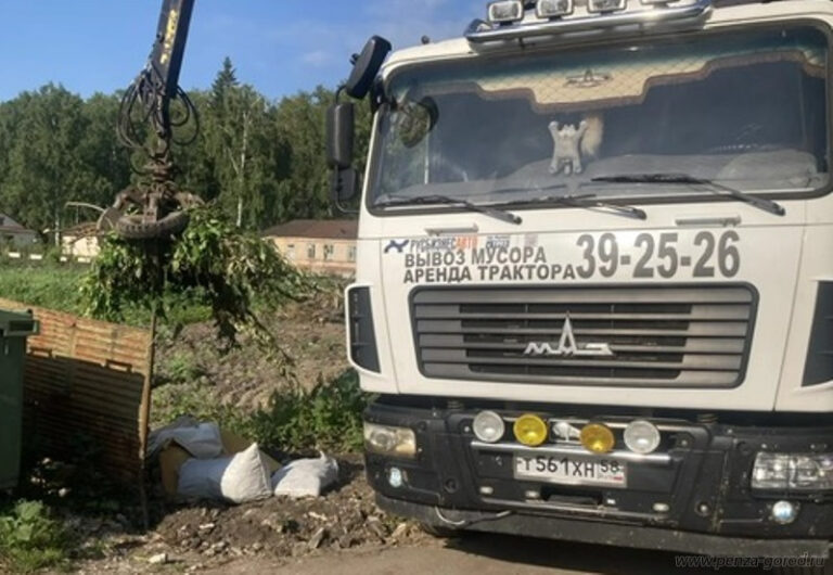 В Первомайском районе Пензы провели работы по благоустройству