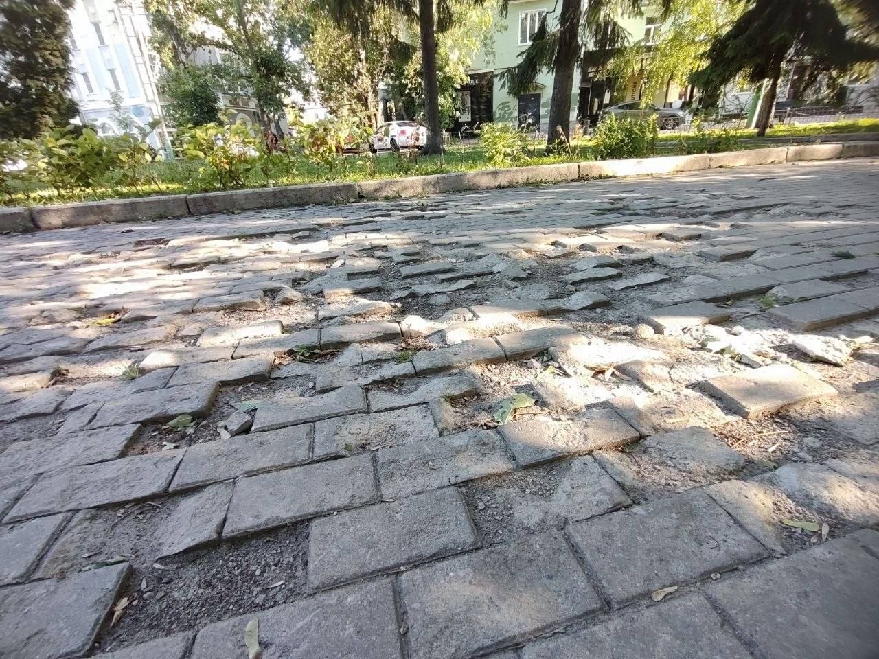 Жители Пензы жалуются на состояние сквера им. В.Г. Белинского