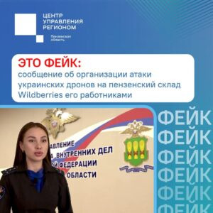 Опровергнут очередной фейк о том, что атаку на пензенский склад Wildberries организовали сами сотрудники