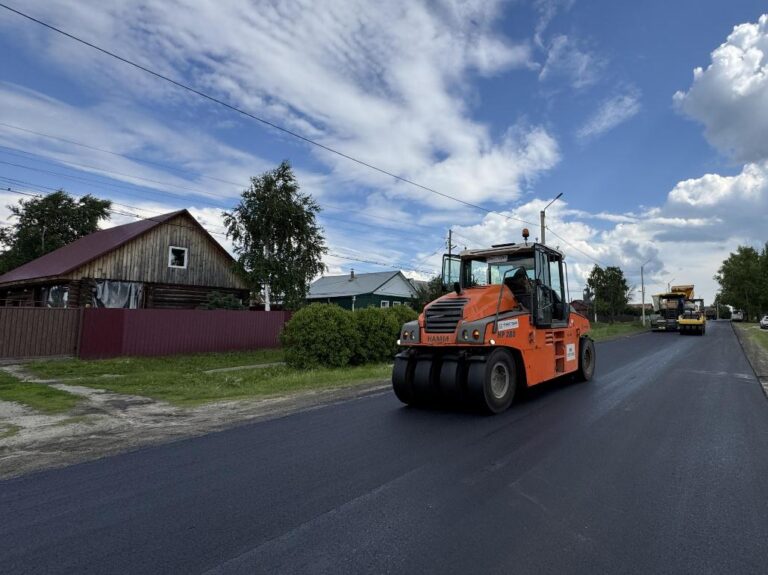 Продолжается ремонт автодороги Пенза – Кондоль