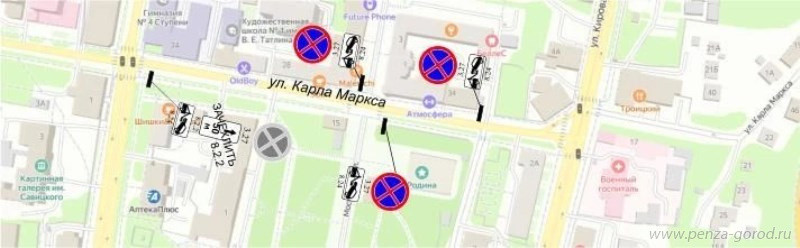 В Пензе для проведения православного праздника скорректируют схему движения транспорта