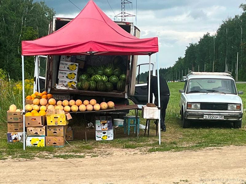 В Пензе составили протоколы за незаконную торговлю овощами и фруктами