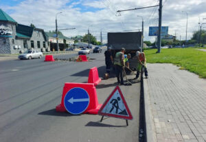 На улице Баумана в Пензе до конца недели закончат ремонт дороги
