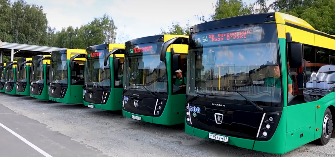 13 новых автобусов закупили для движения по 54-му маршруту в Пензе