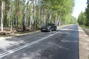 В Сосновоборском районе по нацпроекту отремонтировали дорогу