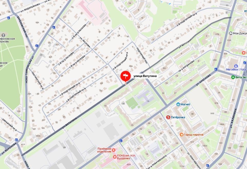 На улице Ватутина в Пензе уже около трёх месяцев не работает уличное освещение