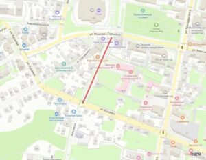 В Пензе временно перекроют движение на улице Красной