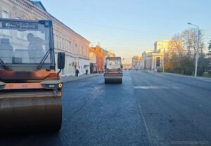 На улице Бакунина в Пензе завершили ремонт дороги
